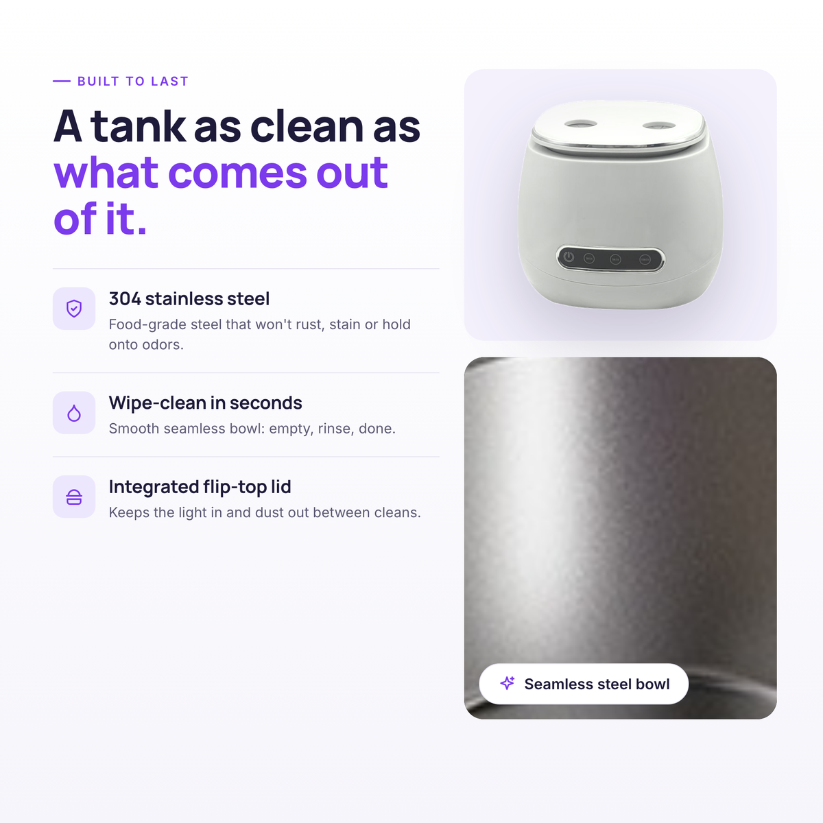 UvioClean™ Ultrasonic Cleaner