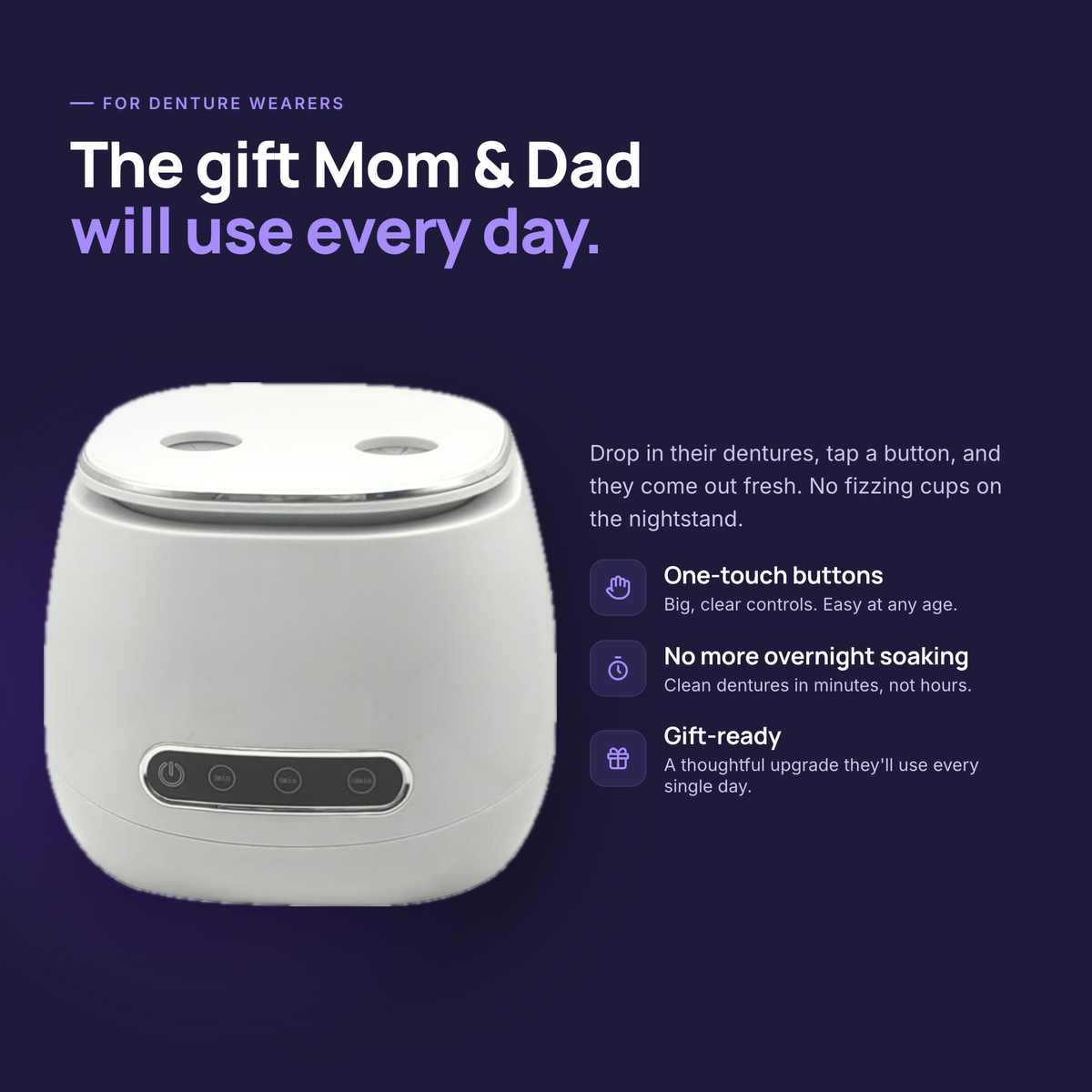 UvioClean™ Ultrasonic Cleaner